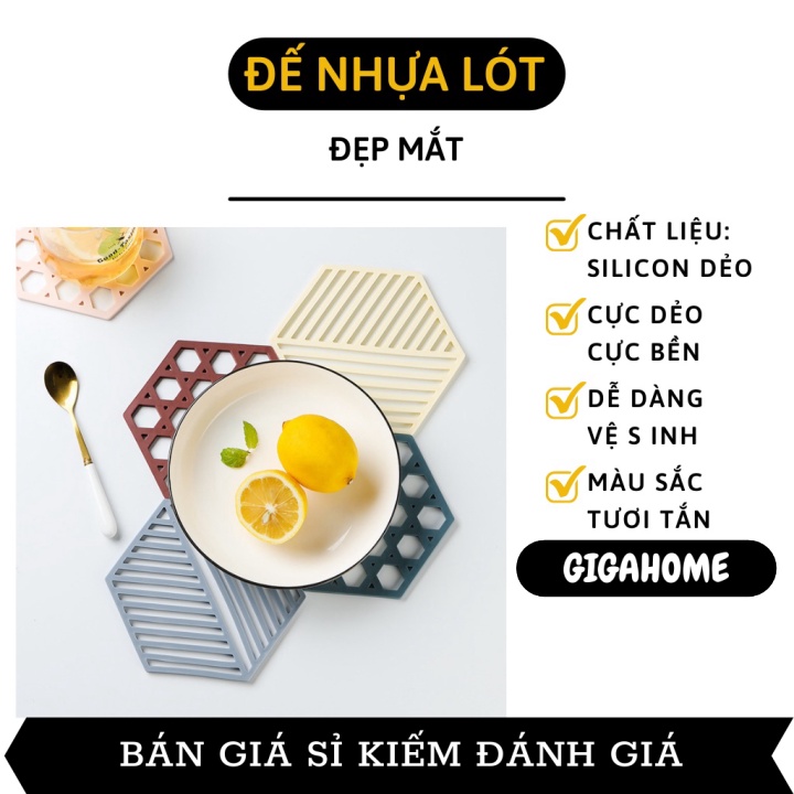 Đế lót ly, cốc, nồi  𝑭𝑹𝑬𝑬𝑺𝑯𝑰𝑷 Đế nhựa lót ly nhiều mẫu để bàn họa tiết hình học 9645