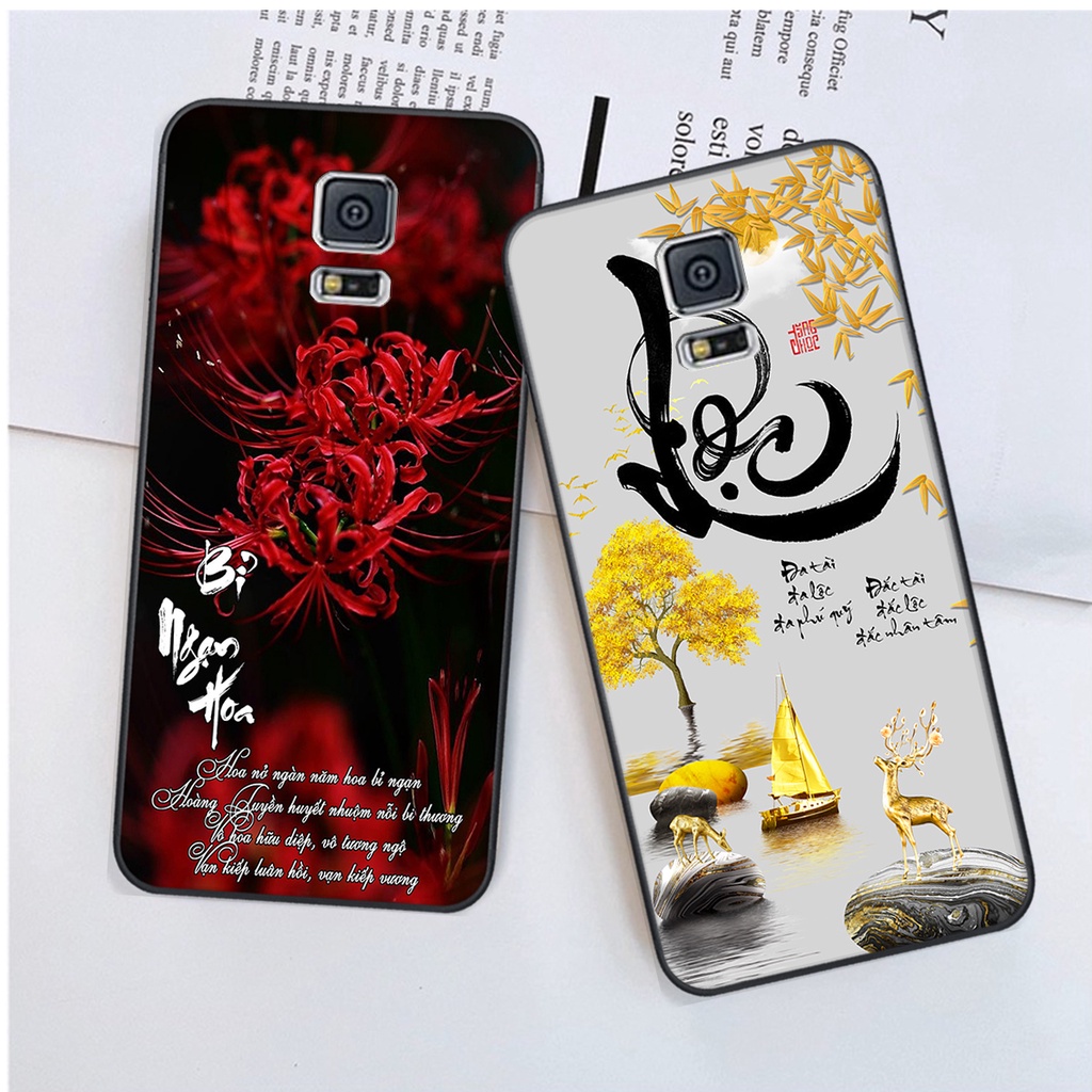 Ốp lưng Samsung Galaxy S5 in hình chữ tài chữ lộc, Cha Mẹ, bình an SIÊU ĐẸP