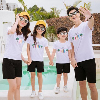 Áo thun đi biển gia đình - HAPPY VACATION