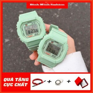 Đồng Hồ Nữ Sanosi Thể Thao Xanh Matcha Cực Chất