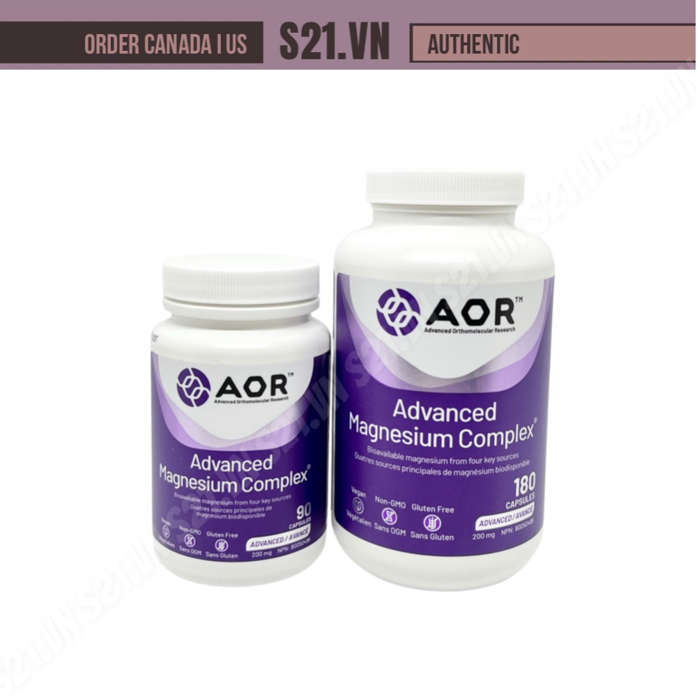 Viên Uống Bổ Sung Magie AOR Advanced Magnesium Complex