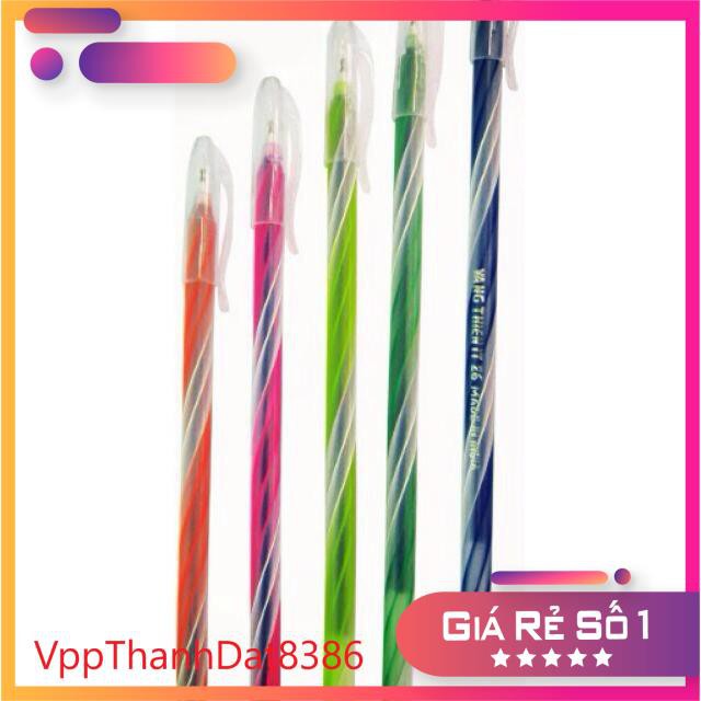 (Sale)  Sỉ hộp 20 chiếc bút bi nến dài siêu trơn nét nhỏ