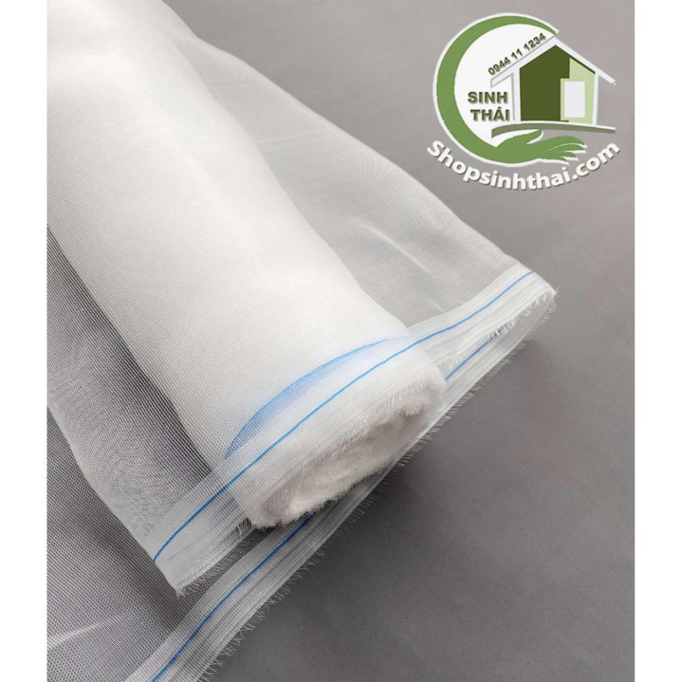 Lưới mùng trắng,  lưới chặn côn trùng - lưới chống muỗi - lưới bảo vệ cây trồng - khổ 1,15m