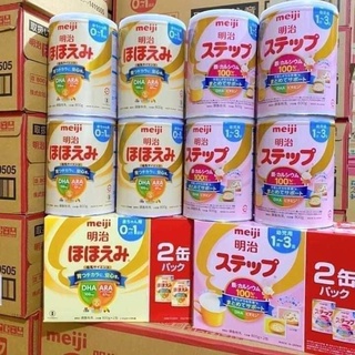 Sữa bột meiji lon, thanh số 0 & số 9 , 0-1 & 1-3 nội địa nhật hộp 800g