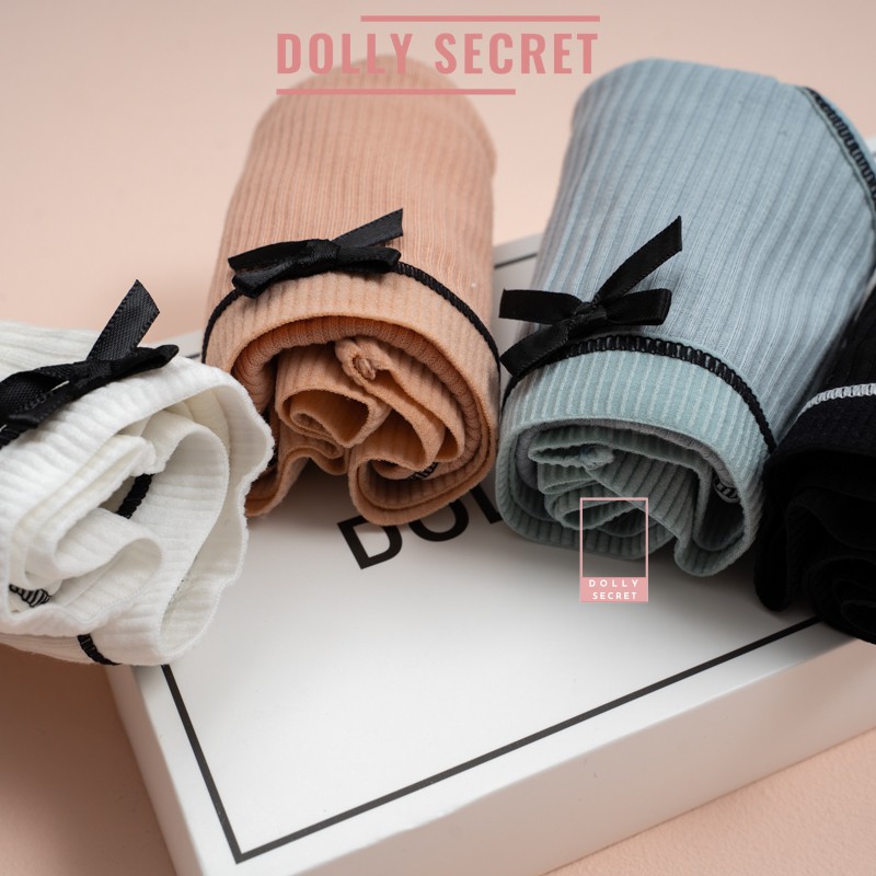 Quần lót len tăm sợi tre 100% cotton kháng khuẩn nâng mông 4D DOLLY SECRET QL002 | BigBuy360 - bigbuy360.vn