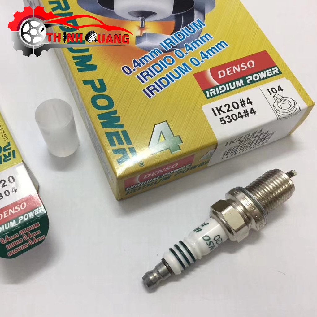 Bộ 4 Bugi xe TOYOTA VIOS, ALTIS, CAMRY, YARIS IRIDIUM DENSO