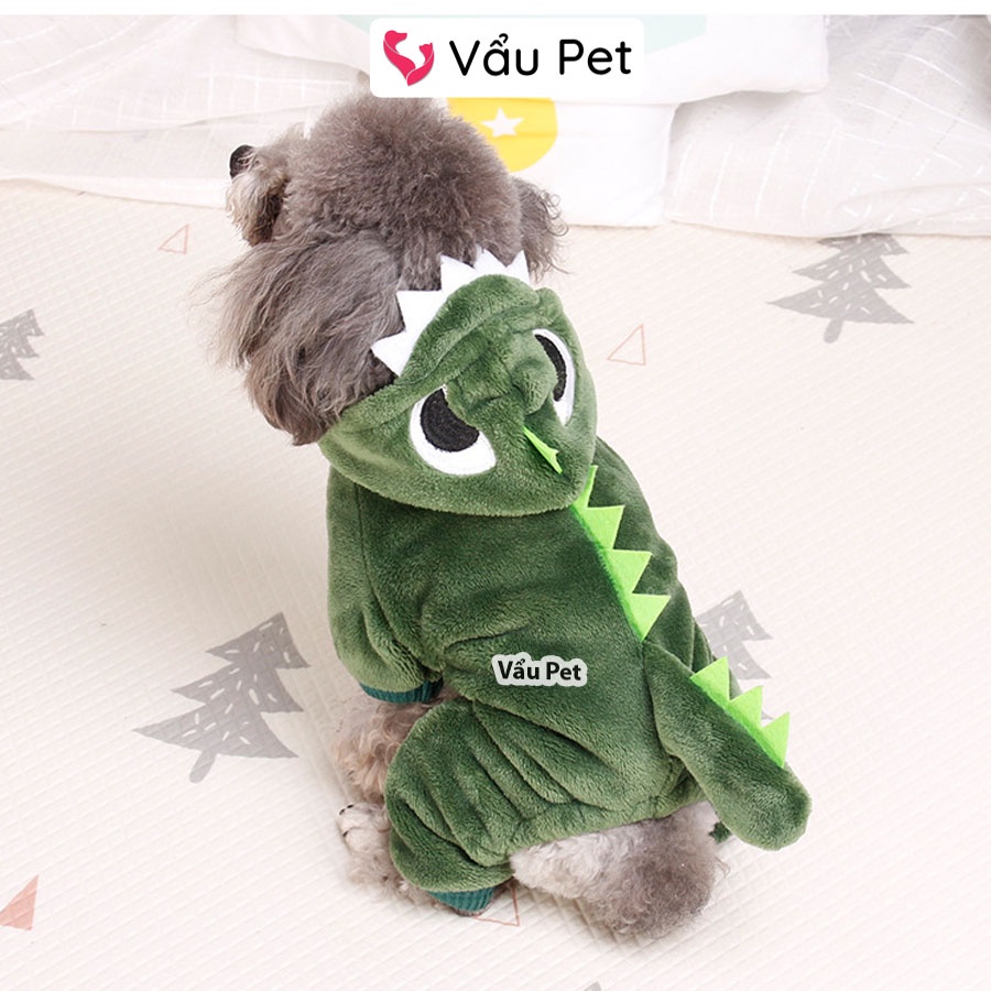 Áo cho chó mèo Bộ lông khủng long - Quần áo cho chó poodle, con, lớn, mèo, thú cưng_Petlover
