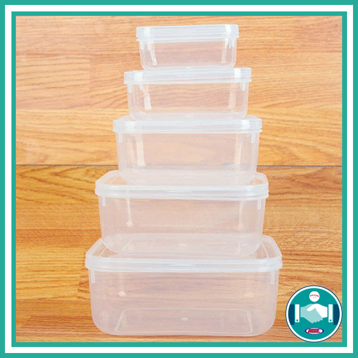 Bộ 5 hộp Lạnh Bầu Song Long 2288 đựng đồ đông - hộp nhựa đựng thức ăn cao cấp_Buôn rẻ 00312