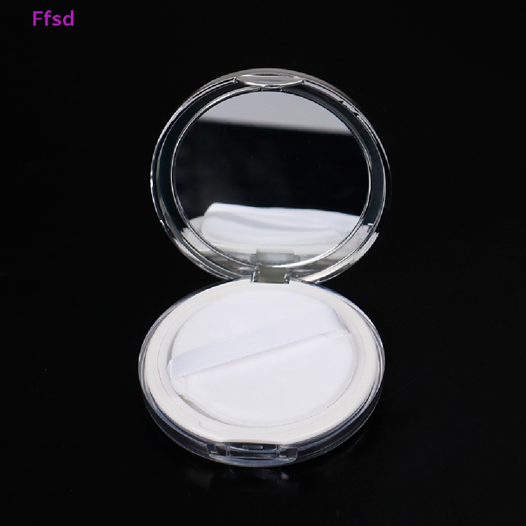 Hộp Rỗng 5g Đựng Phấn Trang Điểm Có Gương Và Mút Trang Điểm Tiện Dụng