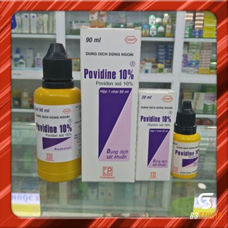 Dung Dịch Sát Khuẩn Povidine Dung Tích 20ml-90ml