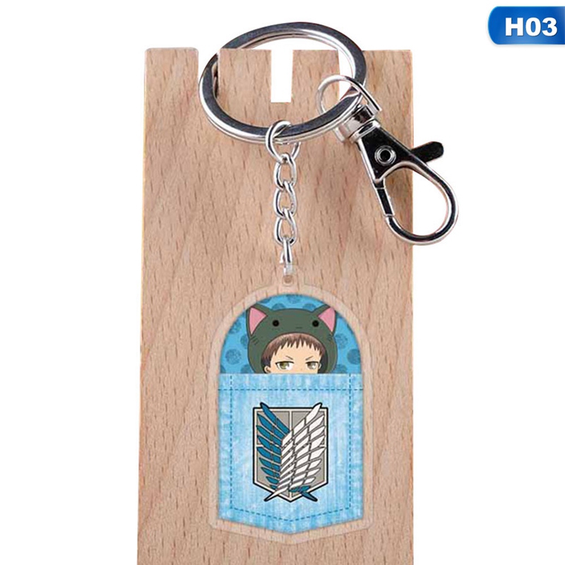 flowersqueen Móc Khóa Hình Anime Attack On Titan Dễ Thương