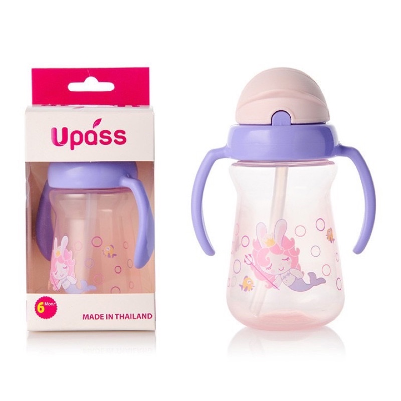 Bình uống nước có ống hút Upass 150ml