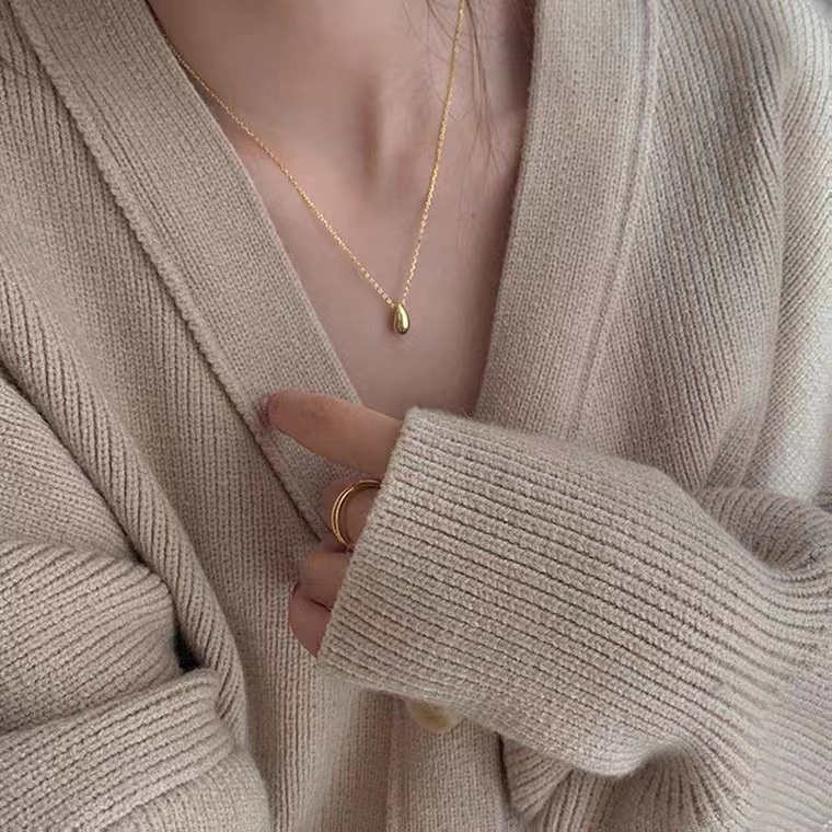 [FreeShip] Dây chuyền nữ titan bi rơi X10-109a - CAM KẾT KHÔNG BAY MÀU