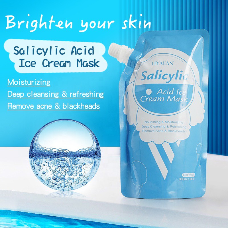 LIYAL'AN Mặt Nạ Dạng Kem Lạnh Làm Sạch Dưỡng Ẩm Cho Da Hiệu Quả 300ml