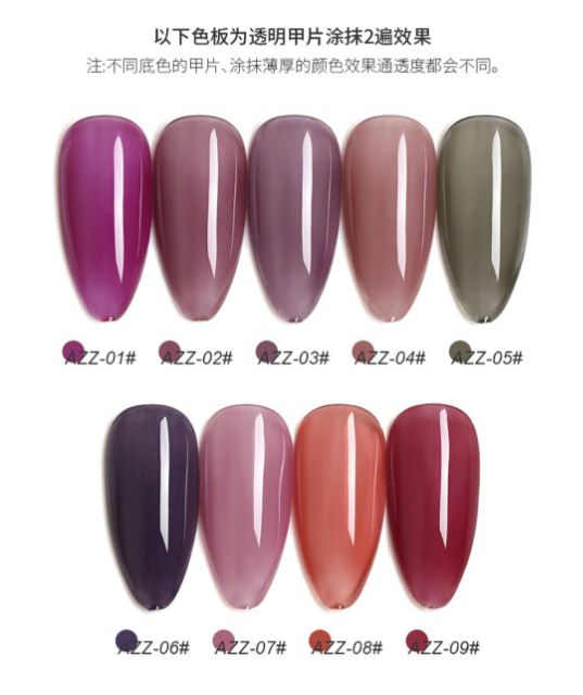 Sơn gel As chai đỏ mã AZZ