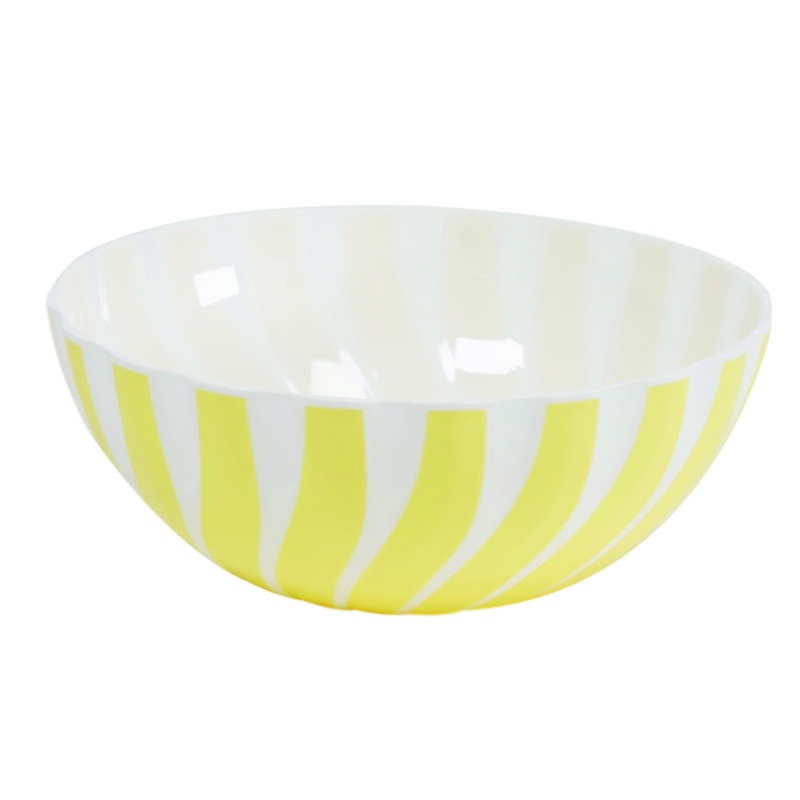 Tô  Nhựa Duy Tân 2 sọc lớn - Kích thước Ø 25 x 10,2 cm