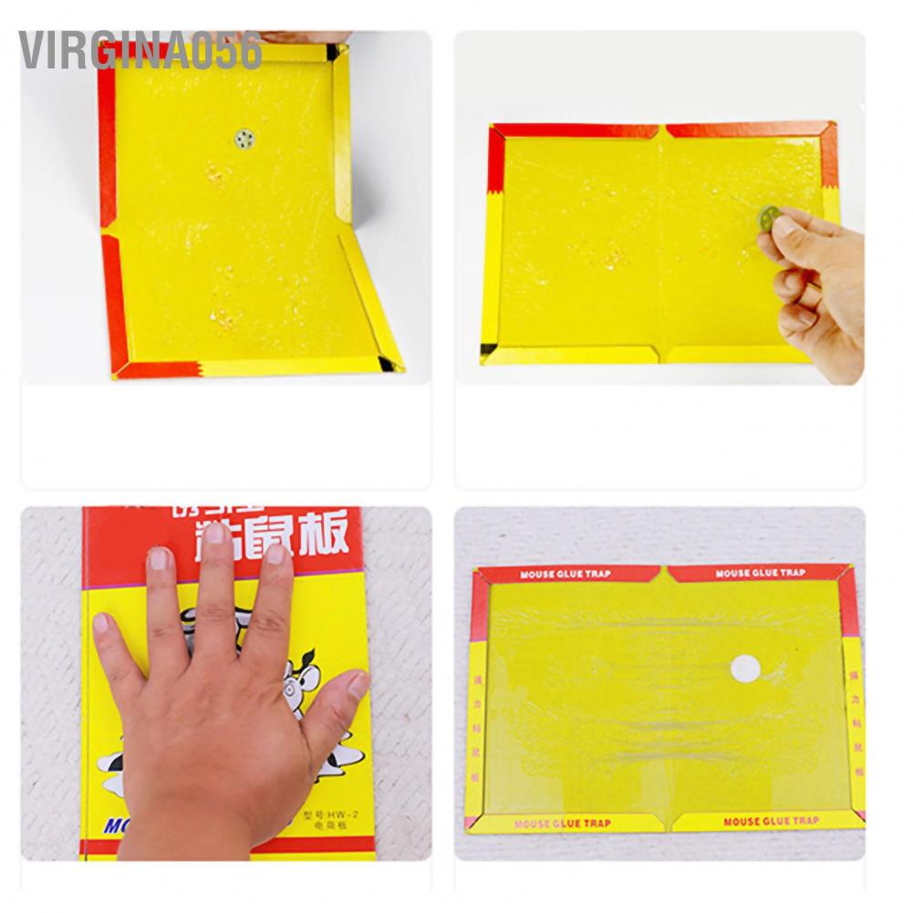 Virgina056 Thickened Mouse Glue Traps Rat Lure Warehouse Board Sticker for Household