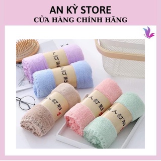 Khăn rửa mặt hàn quốc nhiều màu siêu mềm mịn