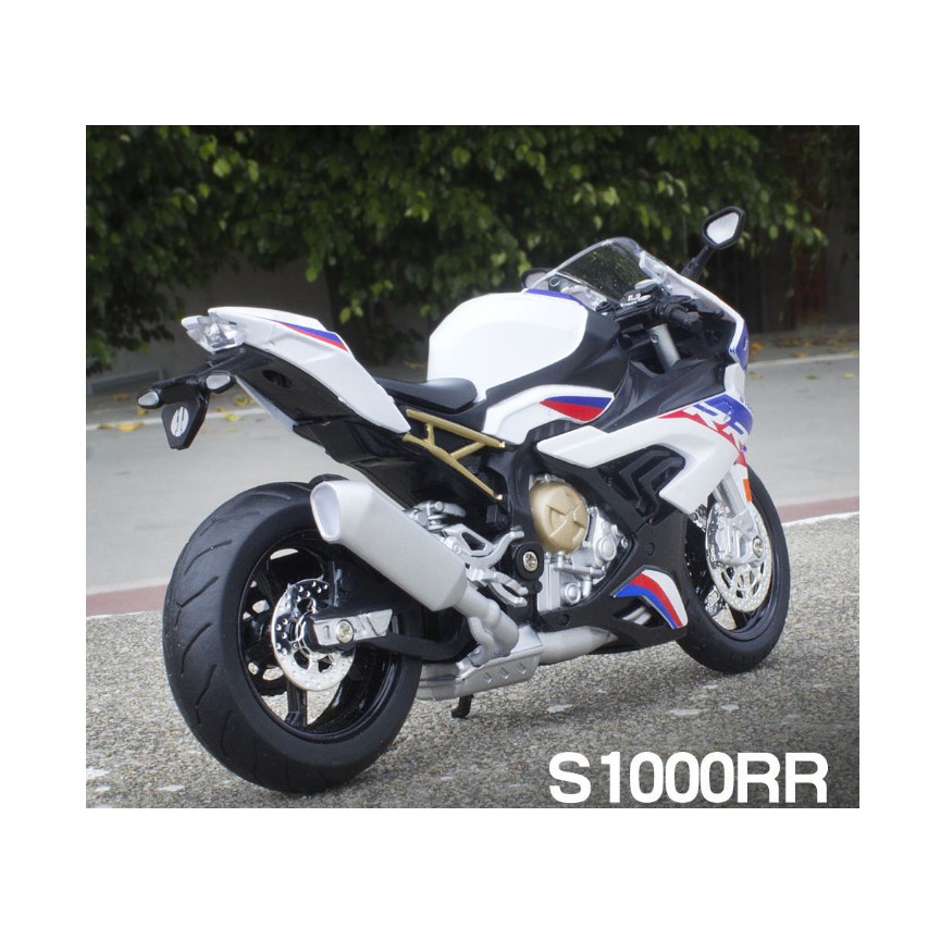 Mô hình moto BMW S1000RR 2020 tỉ lệ 1:12 HUAYI