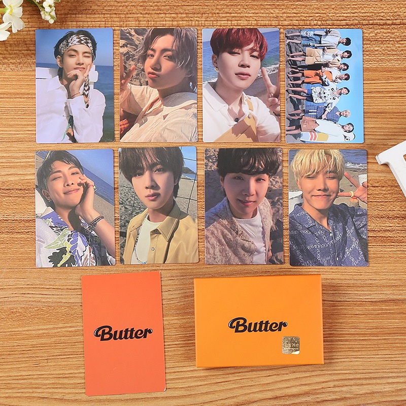 Bộ thẻ lomo hình album mới Butter của nhóm nhạc BTS