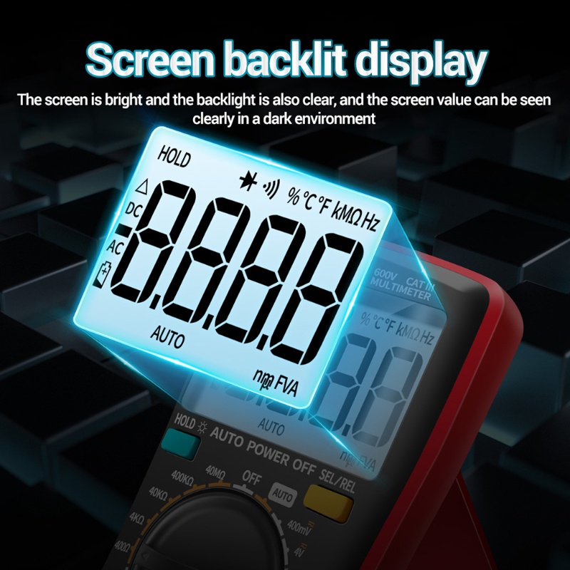 Vạn Năng Kế AC / for DC AN113C Màn Hình Hiển Thị Nhiệt Độ Thông Minh