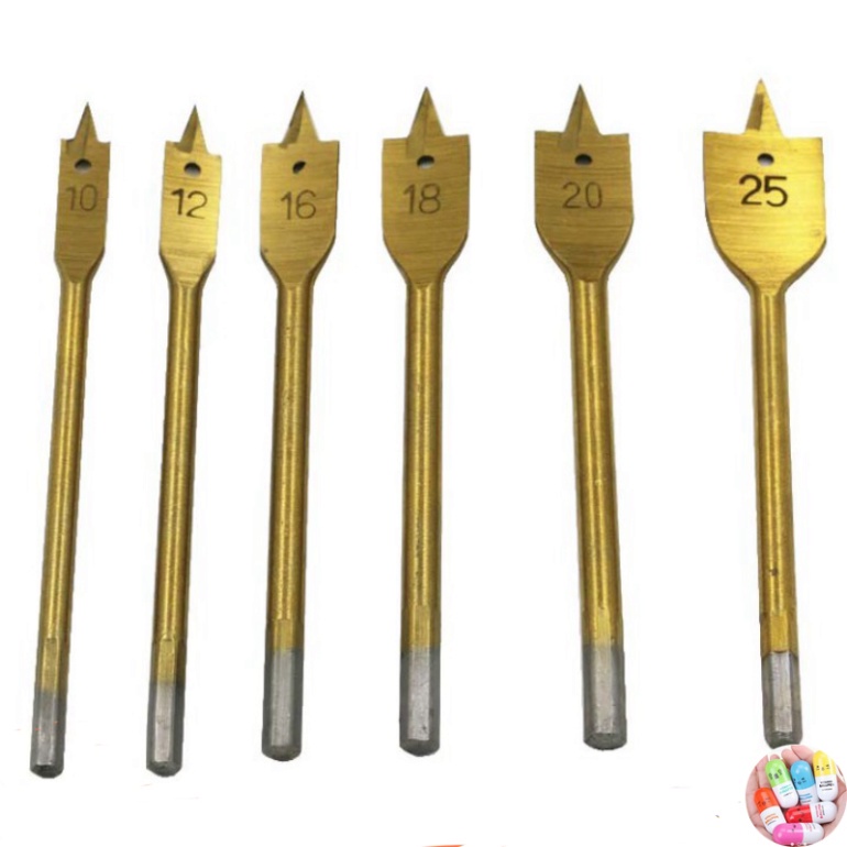 BỘ 6 MŨI KHOÉT ĐUÔI CÁ MÀU TRẮNG