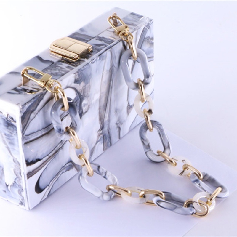 Dây đeo túi xách bằng acrylic thay thế DIY phong cách thời trang