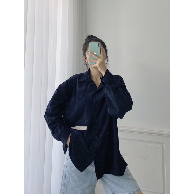 [Mã SKAMCLU9 giảm 10% đơn 100K] Áo sơ mi tikke 1 vạch túi | BigBuy360 - bigbuy360.vn