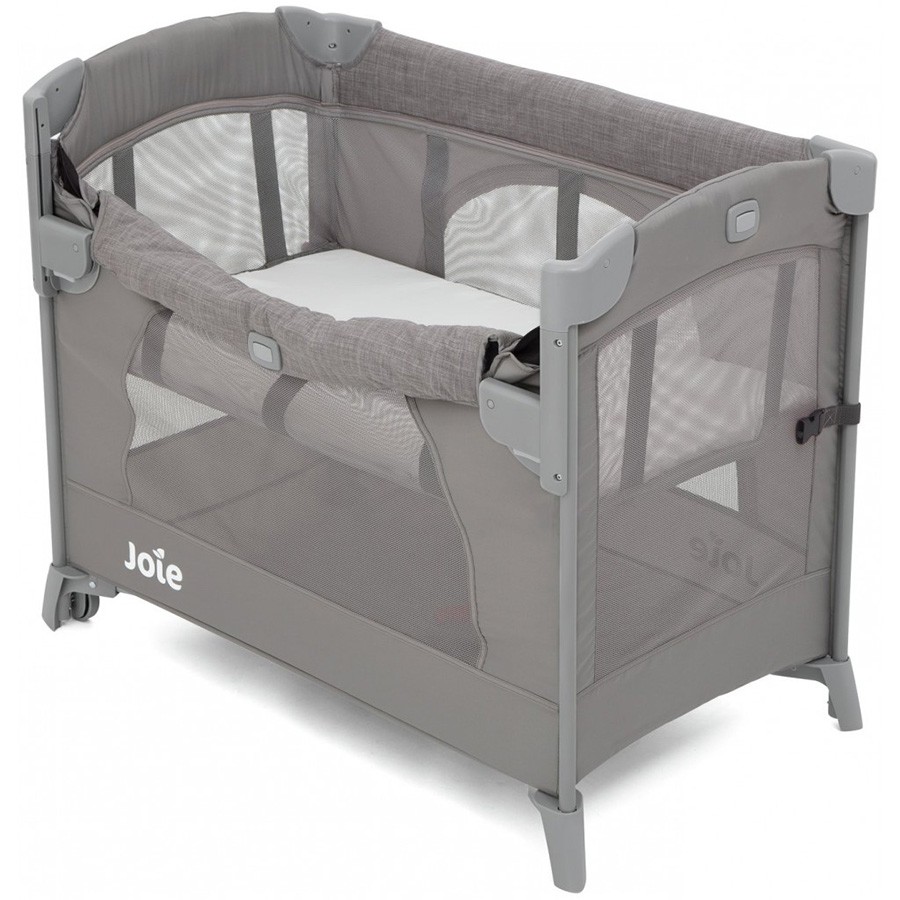 [Mã MKBC01 giảm 80k đơn 1 triệu] Giường cũi trẻ em Joie Kubbie Sleep Foggy Gray