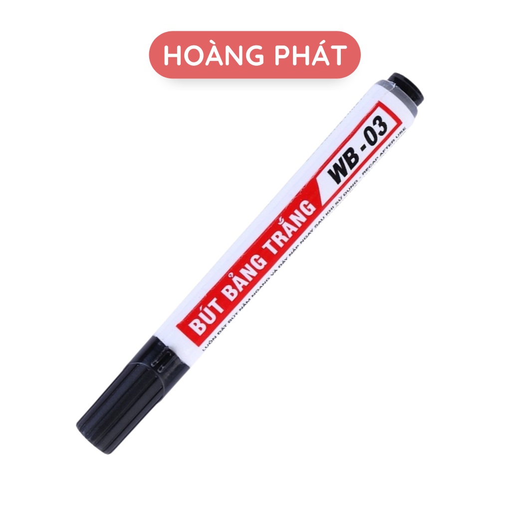 Bút Lông Viết Bảng Thiên Long, Bút Dạ 3 Màu, Xóa Được WB03 Hoàng Phát
