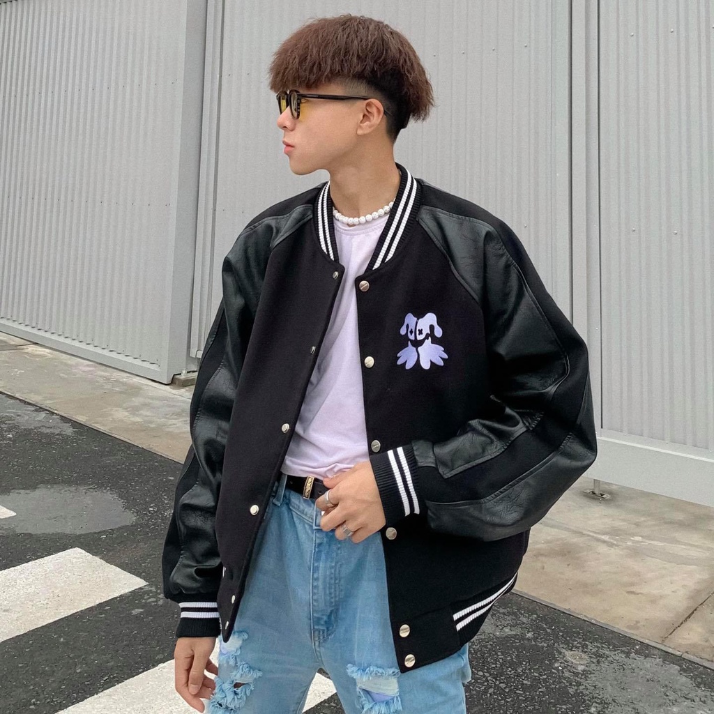Áo khoác varsity jacket local brand Clownz Big Logo V2 unisex nam nữ, form rộng, nhiều màu