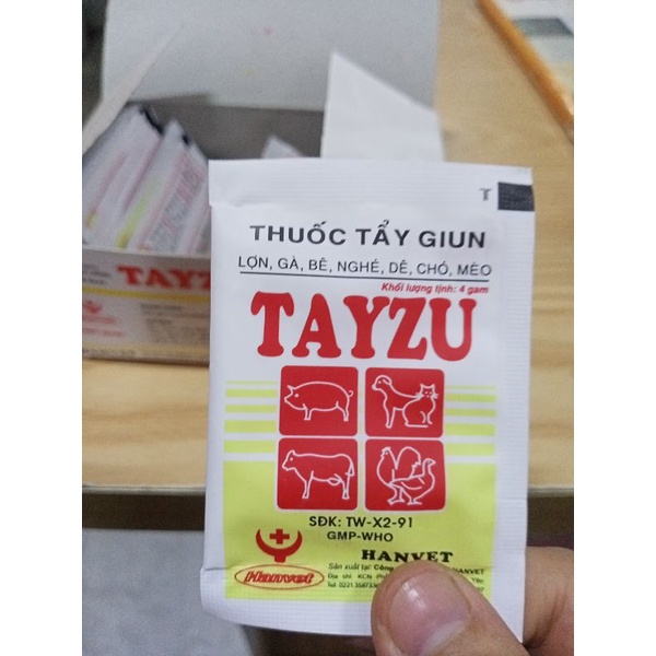 T.A.Y G.IUN DẠNG BỘT DỄ PHA VÀO THỨC ĂN VÀ NƯỚC CHO THÚ CƯNG - 1 GÓI