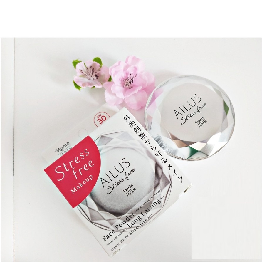 Phấn phủ Naris Ailus Stress Free Face Powder 12g