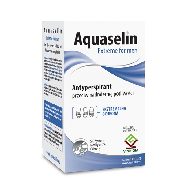 Lăn Nách Khử Mùi Hiệu Quả Dành Cho Nam.Aquaselin Intensive For Men.Loại Không Mùi