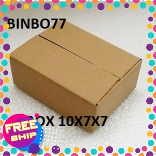 Hộp carton 10x7x7 bộ combo 100 hộp