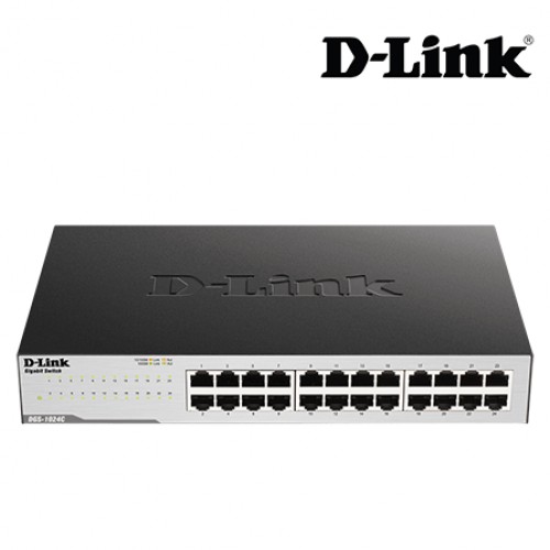 D-Link Switch Gigabit 24 cổng 10/100/1000Mbps Gắn tủ/ Để bàn -Bộ chia mạng switch D-LINK DGS-1024C