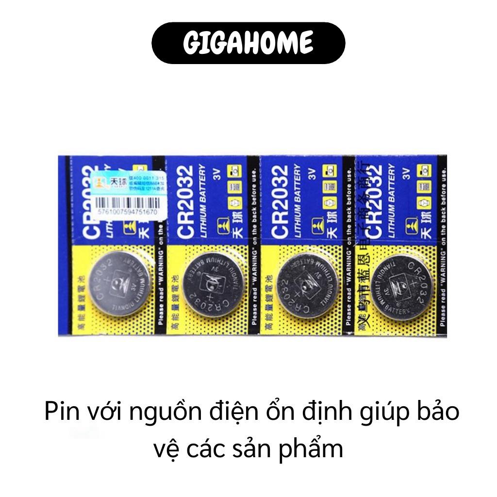 Pin  GIÁ VỐN] Pin CR2032 Lithium 3V (Vỉ 5 viên) an toàn và tiện lợi, có thể dùng cho nhiều thiết bị đồ chơi 5865