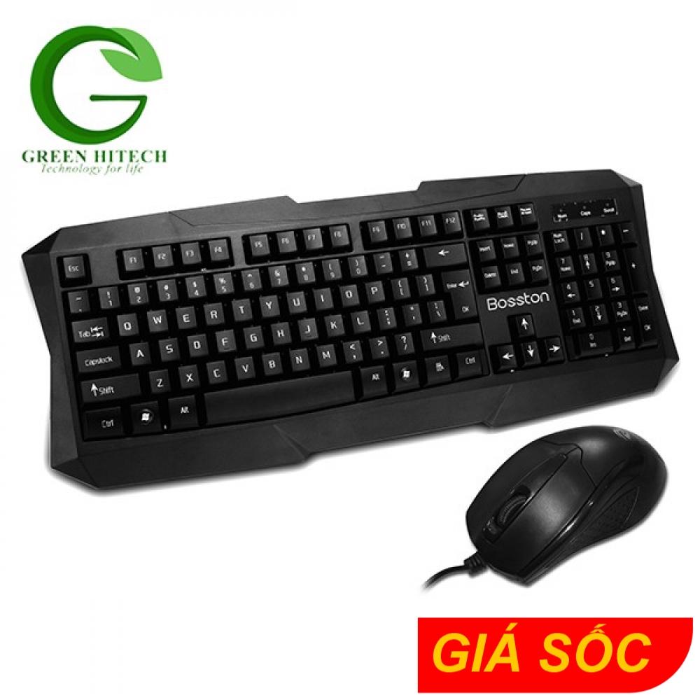 Combo Phím Chuột Bosston S6600