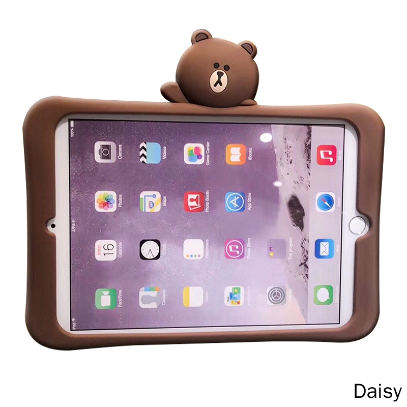 Ốp bảo vệ máy tính bảng hình gấu Brown xinh xắn cho iPad 9.7 10.5 inch Mini 5/4 Air 3 Pro 11 2019 | BigBuy360 - bigbuy360.vn