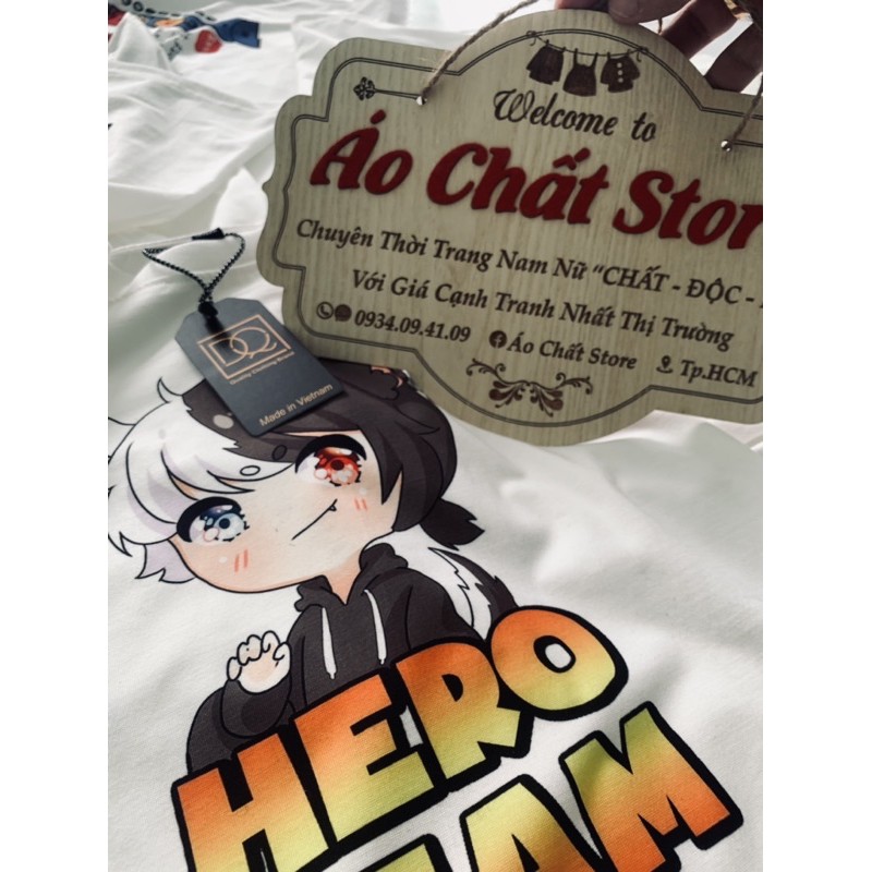 (ẢNH THẬT) Áo Hero Team nhân vật Siro siêu đẹp cho bé trai | bé gái full size