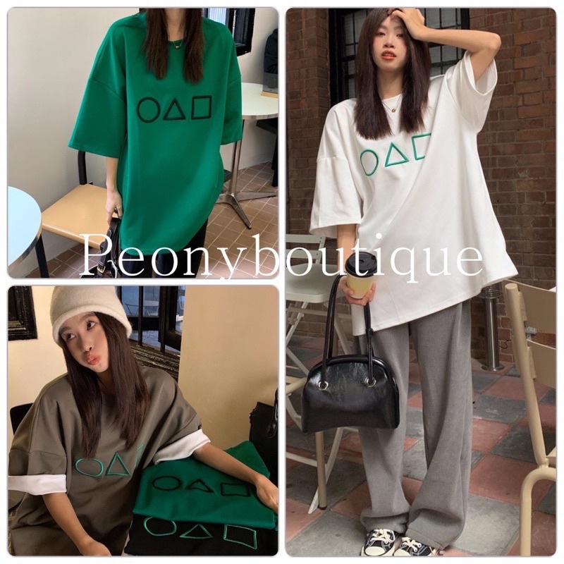 Áo phông hình vuông tròn tam giác TT11