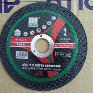 Đá cắt sắt máy cầm tay phi 100