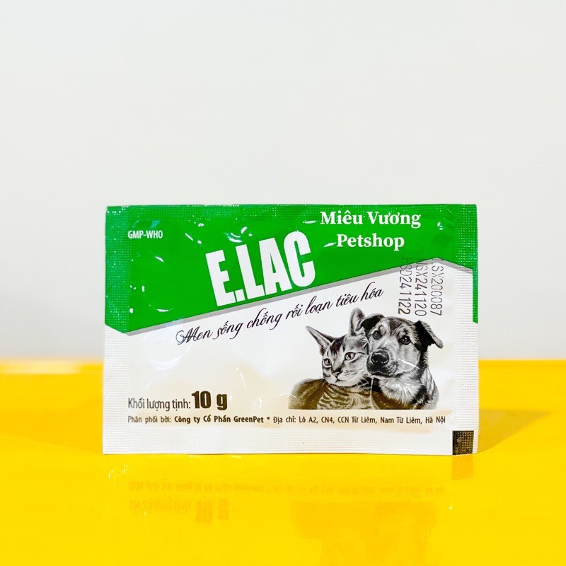 Men tiêu hóa Elac E.lac cho chó mèo