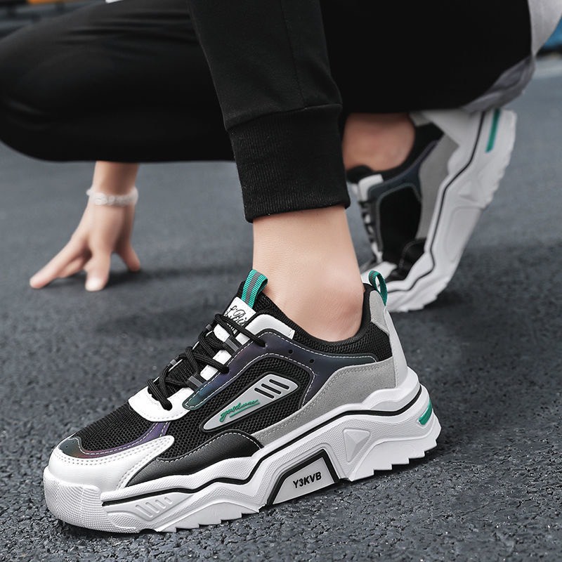 Giày sneaker nam tăng chiều cao Lbiites Phản Quang sắc Màu hottrend