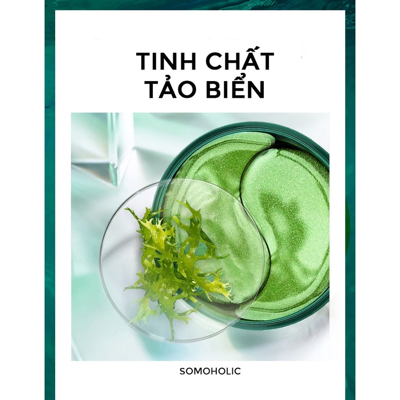 Mặt nạ mắt Bioaqua cấp ẩm dưỡng da mắt hộp 60 miếng Somoholic MSK17 MSK18