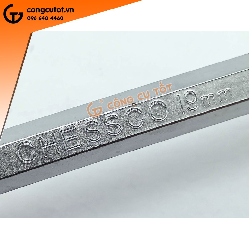 Lục giác lẻ 19mm chữ L 332x85mm hợp kim SOM440 trắng
