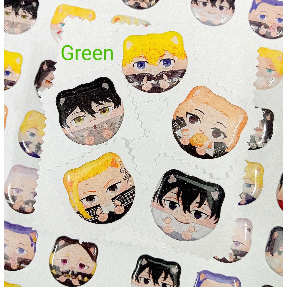 Sticker mèo epoxy Tokyo Revengers