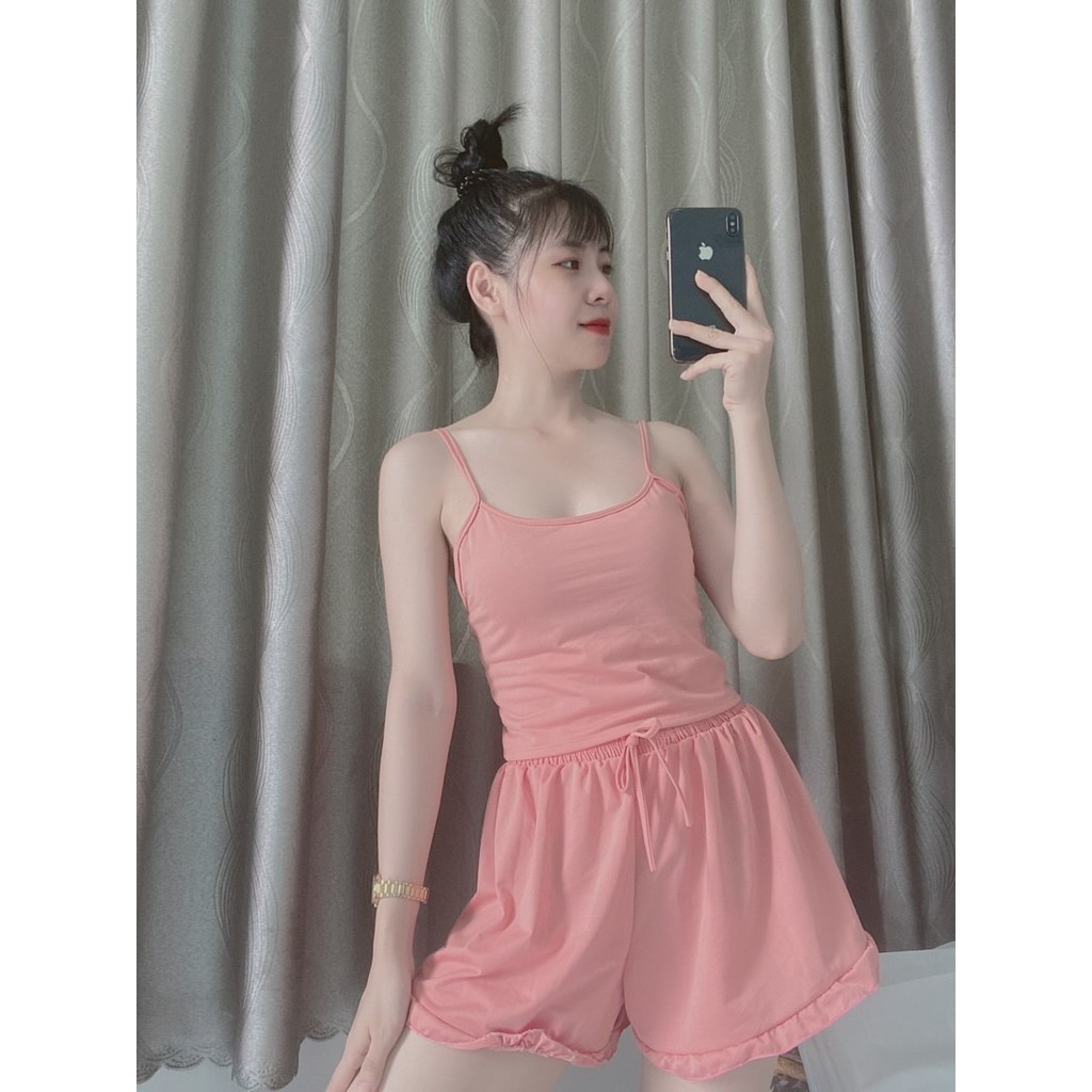 Đồ ngủ sexy 💋Freeship💋 Đồ ngủ 2S sexy siêu mát Freesize dưới 60kg - Ní Shop