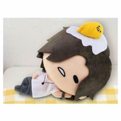 [Sanrio] Gấu bông collab Flue Jin x Gudetama BIG Plush Doll 30cm NEW chính hãng Nhật Bản