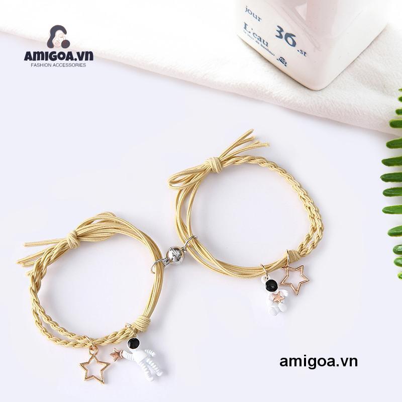 ✨✨Vòng Tay Nam Châm Họa Tiết Phi Hành Gia Phong Cách Hàn Quốc Hợp Thời Trang Cho Cặp Đôi